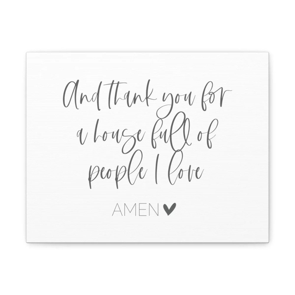 Scripture Walls Proverbs 24:3 People I Love Heart Bible Verse Canvas Christian